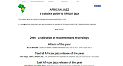 Desktop Screenshot of africanjazz.info